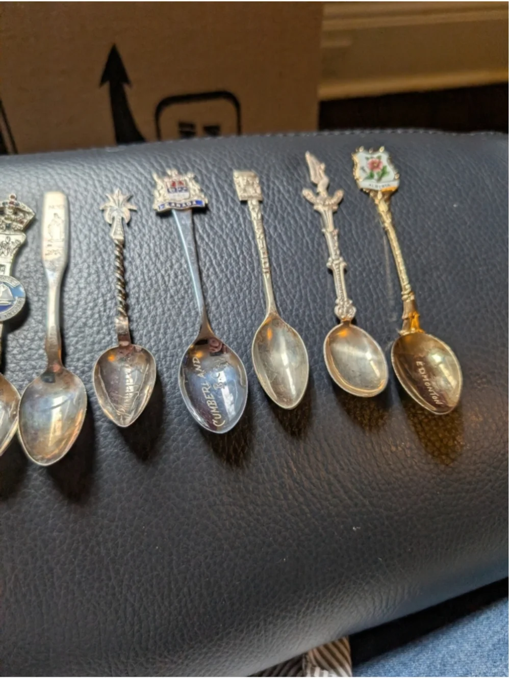 Vintage Souvenir Spoon Lot of 13 - Includes Rolex Bucherer & Disney Collectibles